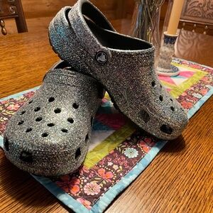 Sparkle Crocs size 7 women's